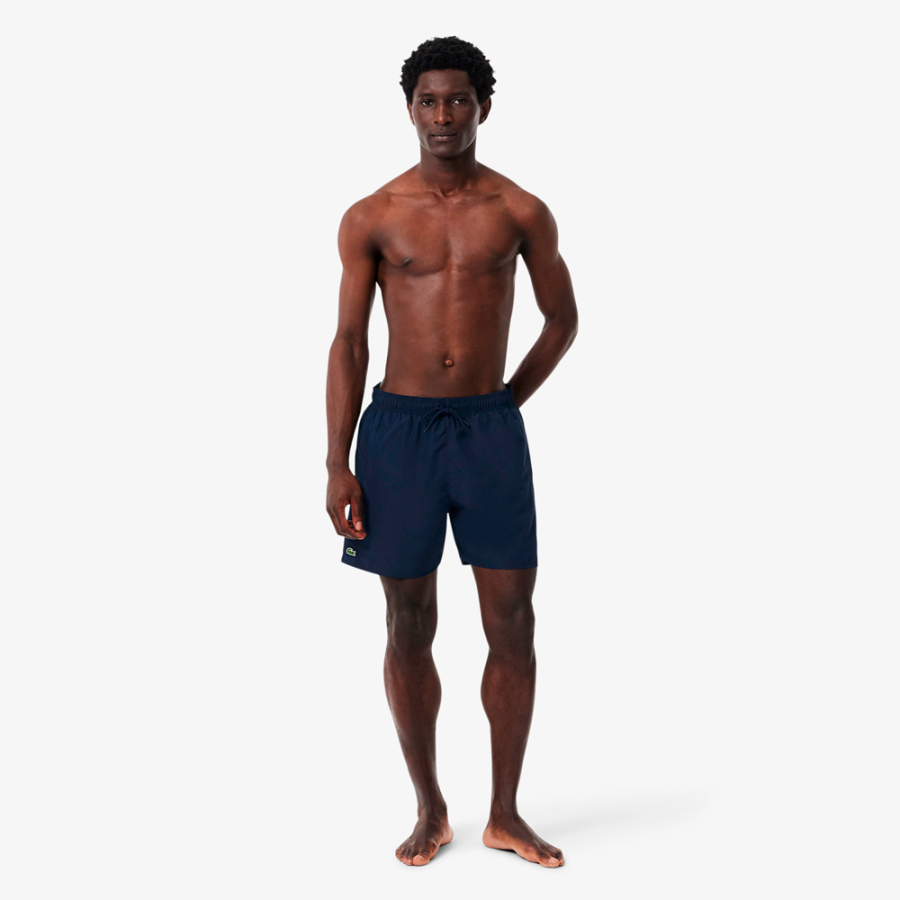einfarbige-mittellange-badehose