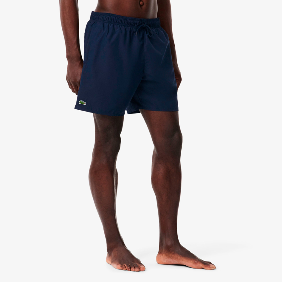 einfarbige-mittellange-badehose