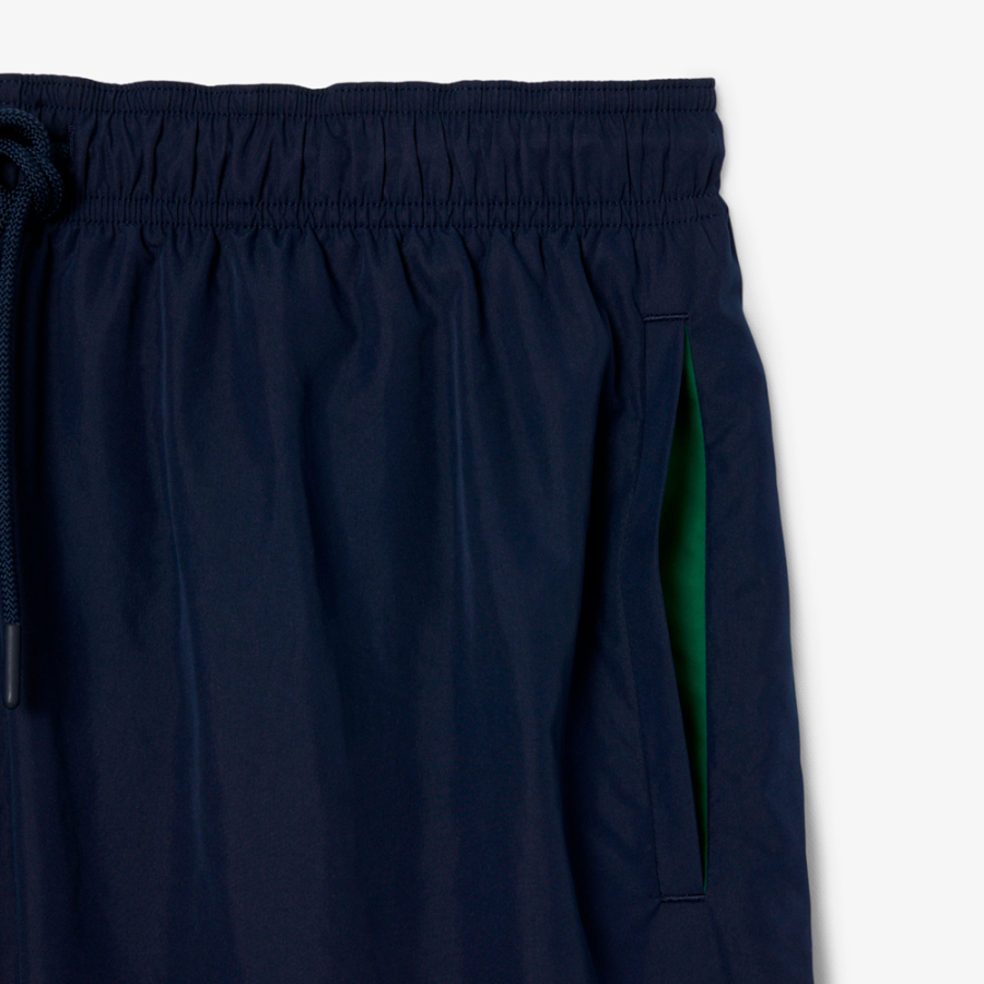 einfarbige-mittellange-badehose