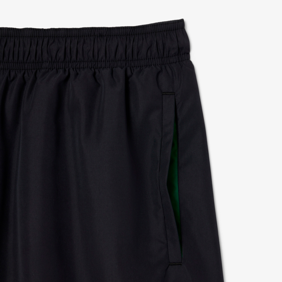 einfarbige-mittellange-badehose