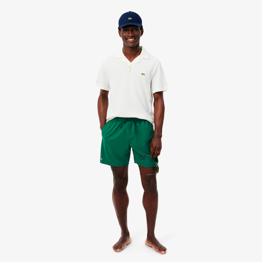 einfarbige-mittellange-badehose