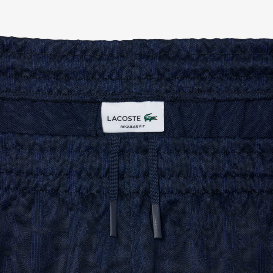 pantalon-corto-de-jacquard-con-monograma-de-corte-regular pantalon-corto-de-jacquard-con-monograma-de-corte-regular
