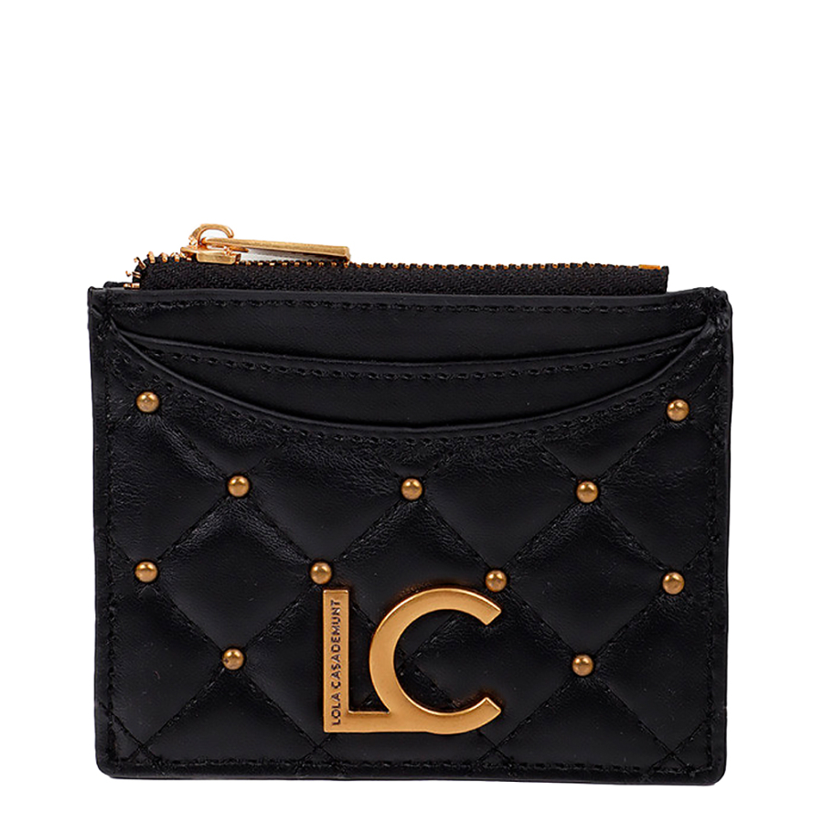 quilted-faux-leather-card-holder-with-mini-studs quilted-faux-leather-card-holder-with-mini-studs