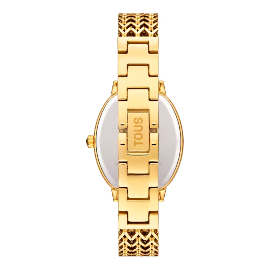 reloj-analogico-con-brazalete-de-acero-dorado-y-malaquita-osier