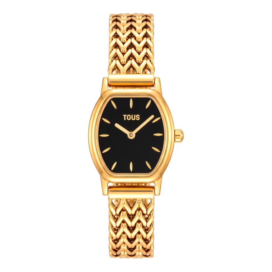 reloj-analogico-con-brazalete-de-acero-dorado-y-onix-osier-mini