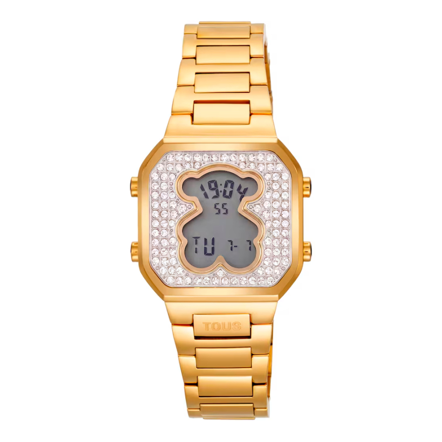 reloj-digital-con-brazalete-de-acero-dorado-y-circonitas-d-bear-mini