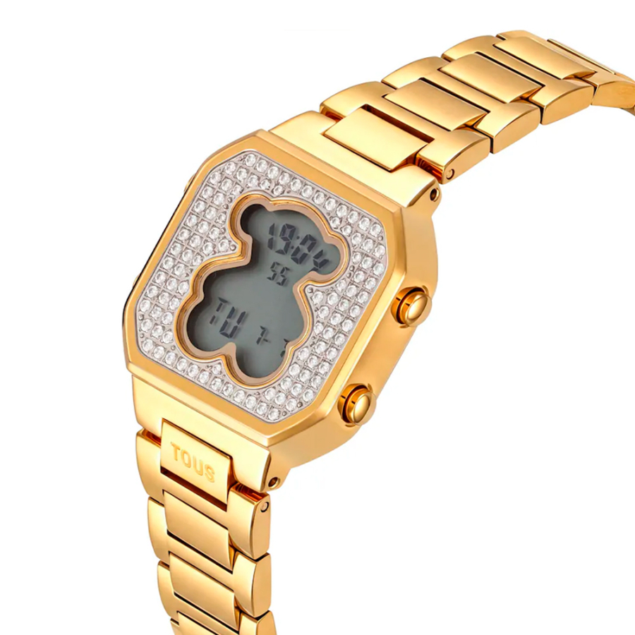 d-bear-mini-digital-watch-with-gold-steel-bracelet-and-cubic-zirconia d-bear-mini-digital-watch-with-gold-steel-bracelet-and-cubic-zirconia