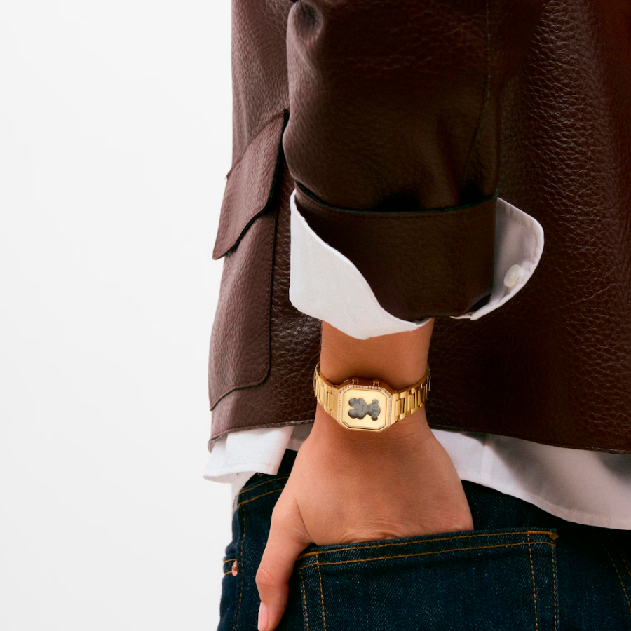 d-bear-mini-digital-watch-with-gold-steel-bracelet-and-cubic-zirconia d-bear-mini-digital-watch-with-gold-steel-bracelet-and-cubic-zirconia