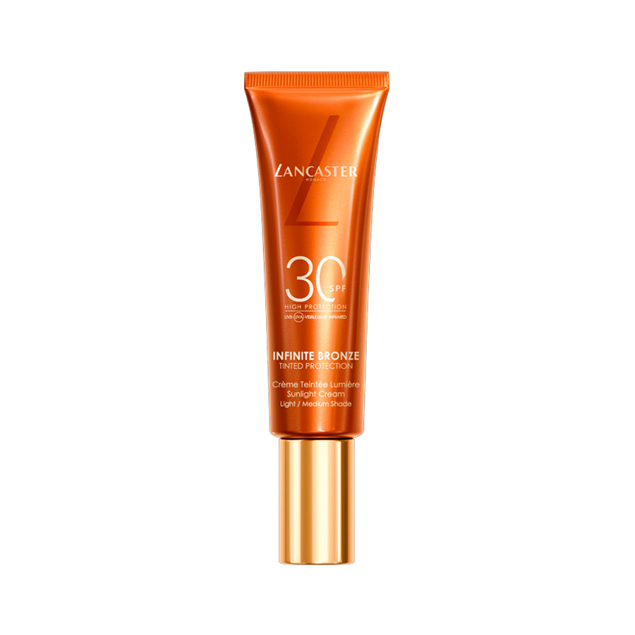 infinite-bronze-protector-solar-facial-spf30-con-maquillaje