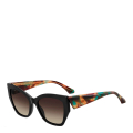 EO3/HA-BLACK GREEN HAVANA/BROWN SHADED
