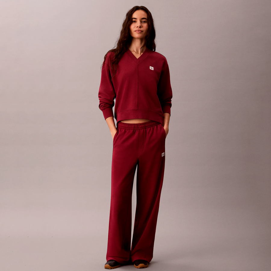 cotton-fleece-sweatshirt-with-v-neck