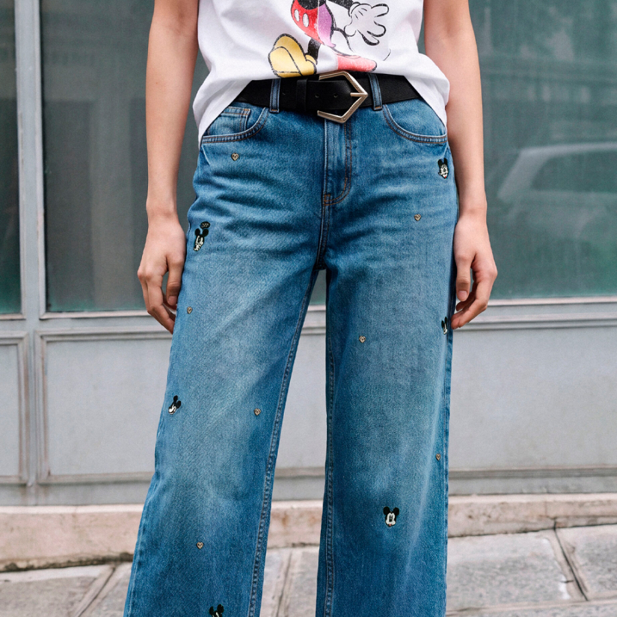 pantalon-vaquero-culotte-mickey