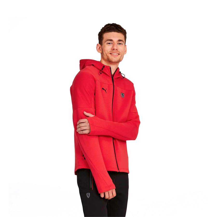 Veste à capuche en sweat à capuche Ferrari Puma Racing Veste à capuche en sweat à capuche Ferrari Puma Racing