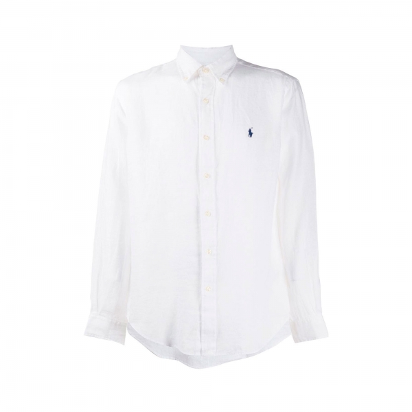 Ralph Lauren Chemises casual Blanc - Chemise blanche en lin teint en pice - XL - Ref 710794141005 127 €