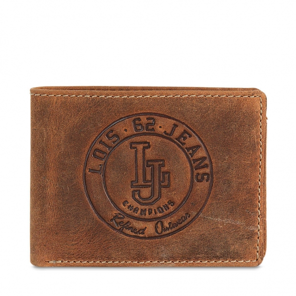 Lois PORTEFEUILLE LOIS BROCK EN CUIR MARRON - UNICA Brun- Ref 203111 27 €