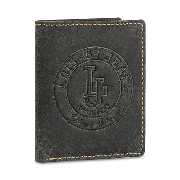 Lois PORTEFEUILLE HOMME EN CUIR NOIR - UNICA Noir- Ref 203117 16 €