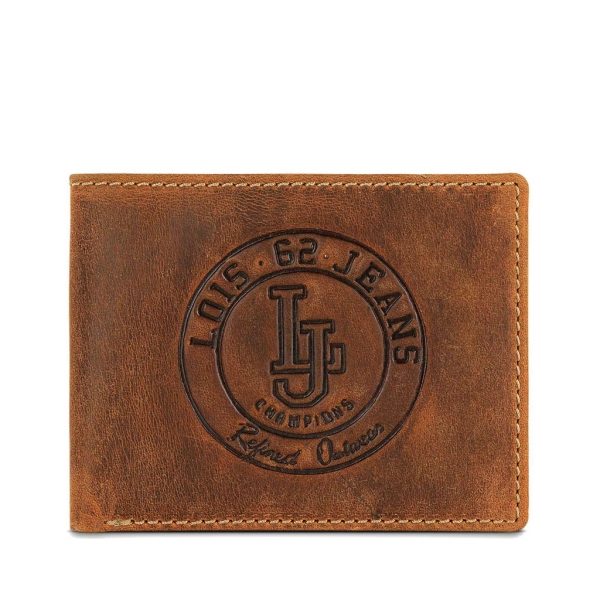 Lois PORTE-FEUILLE EN CUIRE - UNICA Brun- Ref 203101 19 €